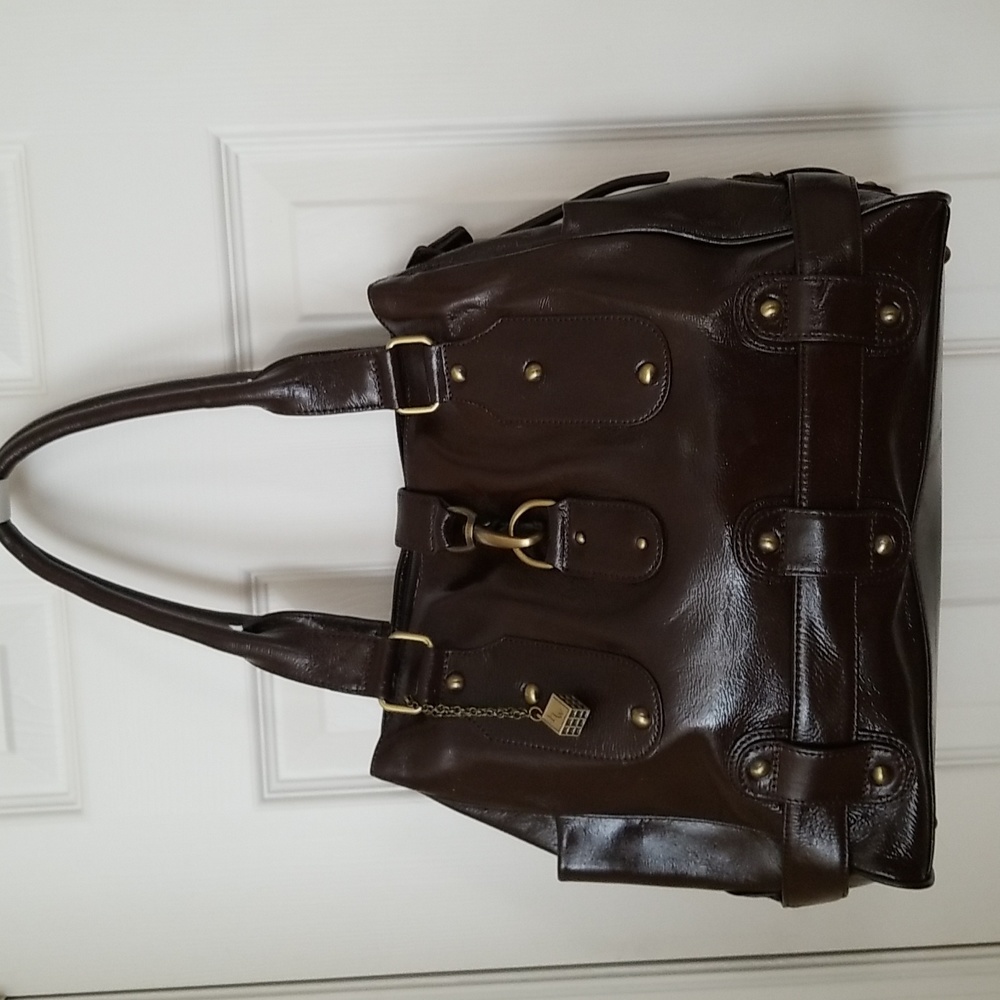 Helen Welsh Ladies Patent Leather Handbag and Wallet